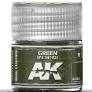 AKI Real Colors: Green FS34102 Acrylic Lacquer Paint 10ml Bottle