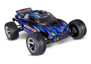 TRAXXAS Rustler 2WD BL-2s HD BLUE