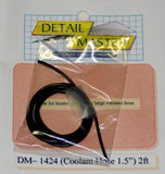 DETAIL MASTER 1/24-1/25 2ft. Coolant Hose Black (1-1/2" Dia.)