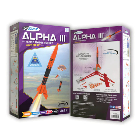 ESTES ROCKET Alpha III Launch Set E2X Easy-to-Assemble