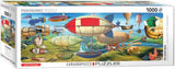 EUROGRAPHICS  1000-PIECE PUZZLE  The Great Race Hot Air Balloons Panoramic