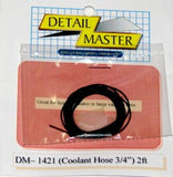 DETAIL MASTER  1/24-1/25 2ft. Coolant Hose Black (3/4" Dia.)