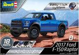 REVELL 1/25 2017 Ford F150 Raptor Pickup Truck (Blue) (Snap)