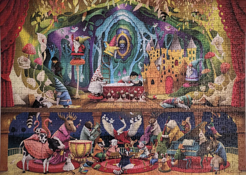 RAVENSBURGER 1000-PIECE PUZZLE Snow White and 7 Gnomes