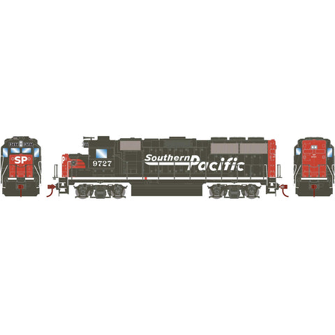 ATHEARN HO Bay Window C-50-9 Caboose Southern Pacific “Police, White” w/ Lights & Sound