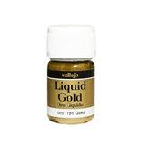 VALLEJO 35ml Bottle Metallic Liquid Gold Model Color