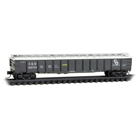 N Scale - 50' Steel Sided Covered Gondola RD# 362734