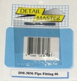 DETAIL MASTER 1/24-1/25 Pipe Fitting #6 (8pc)