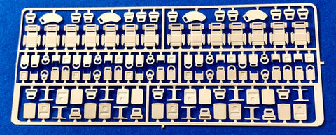 DETAIL MASTER 1/24-1/25 Stock Car Hood Hinges & Supports