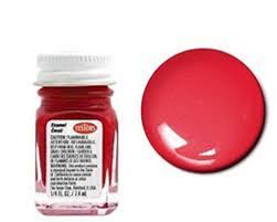 TESTORS 1/4oz. Bottle Finishing Enamel Gloss Dark Red