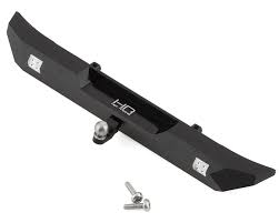 HOT RACING Aluminum Rear Bumper Jeep Wrangler SCX24