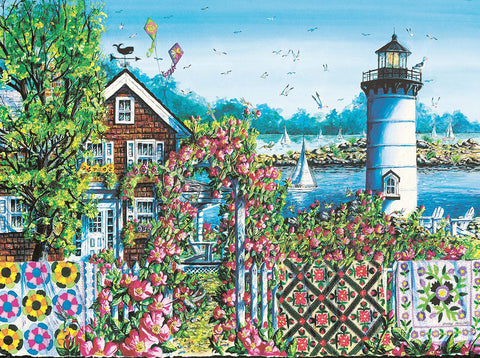 SUNSOUT 1000-PIECE  PUZZLE Summer Rose Harbor