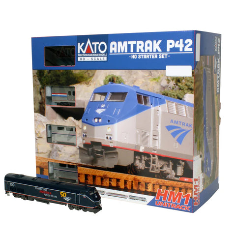 HO AMTRAK TRAIN SET PH. V 50TH ANNIV.