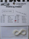 PARTS BY PARK	1/24-1/25 White 4 ft. Detail Plug Wire