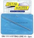 DETAIL MASTER 1/24-1/25 Fitting Line #2 .025" (3pc)