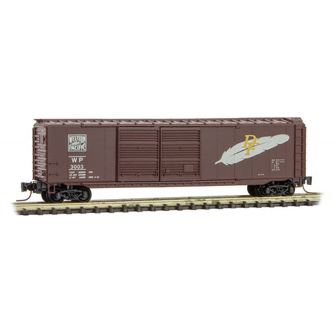 MICRO TRAINS Z  50' Box Car Double Operating  Door Western Pacific