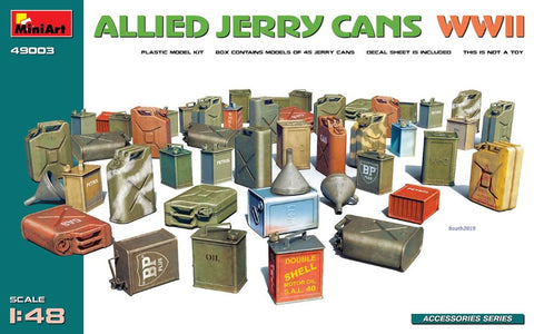 MINIART 1/48 WWII Allies Jerry Cans Set (45)