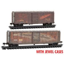 N Scale - 40' Standard Boxcars