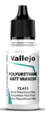 VALLEJO 18ml Bottle Polyurethane Matt Varnish Game Color