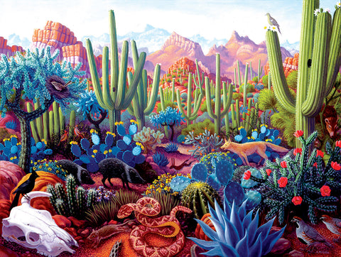 SUNSOUT 1000-PIECE  PUZZLE Cactusland