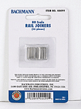 BACHMANN HO E-Z Track(R) Accessories -- Rail Joiners pkg(36)