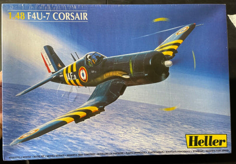 HELLER 1/48 F4U7 Corsair Fighter