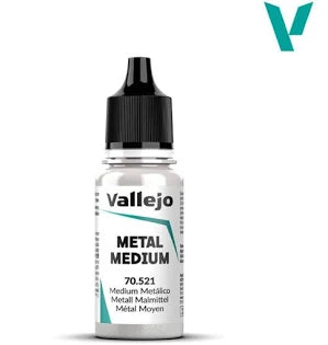 VALLEJO 18ml Bottle Metallic Medium