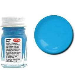 TESTORS 1/4oz. Bottle Finishing Enamel Flat Sky Blue