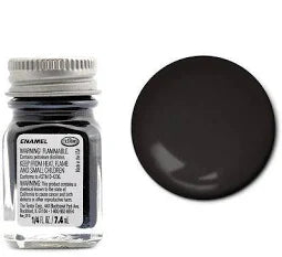 TESTORS 1/4oz. Bottle Finishing Enamel Flat Black