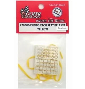 GOFER 1/24-1/25 Photo-Etch Yellow Seatbelt