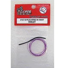 GOFER 1/24-1/25 Violet Plug Wire 2ft. w/Boot