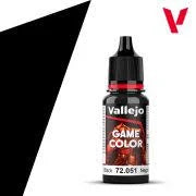 VALLEJO 18ml Bottle Black Game Color