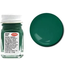 TESTORS 1/4oz. Bottle Finishing Enamel Flat Beret Green