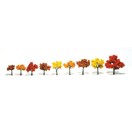 WOODLAND SCENICS  Ready-Made Tree Fall 1.25"-3" (9)