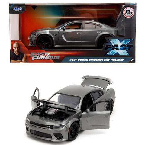 JADA 1/24 Fast & Furious 2021 Dodge Charger SRT Hellcat Car