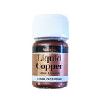 VALLEJO 35ml Bottle Metallic Liquid Copper Model Color