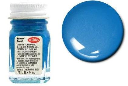 TESTORS 1/4oz. Bottle Finishing Enamel Gloss Blue