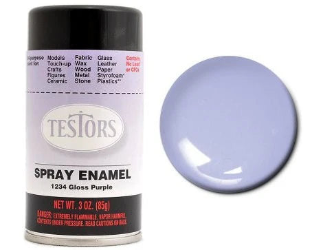 TESTORS 3oz. Spray Finishing Enamel Gloss Purple