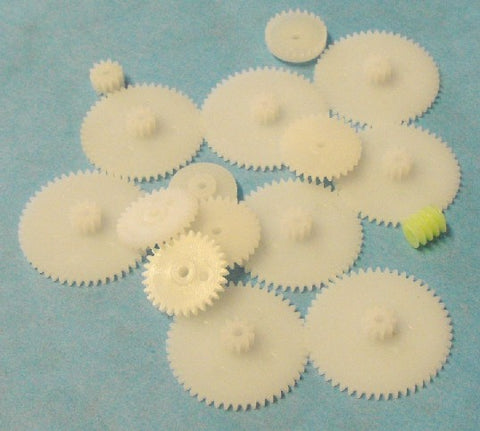 STEVENS Assorted Small Plastic Motor Gears