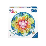 RAVENSBURGER 500-PIECE PUZZLE ROUND  Ice Cream