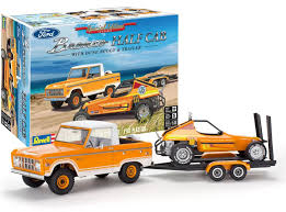 REVELL  1/25 Bronco Half Cab Truck w/Dune Buggy & Trailer (Special Edition)