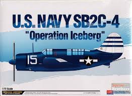 ACADEMY 1/72 SB2C4 Operation Iceberg USN Bomber (Special Edition Ltd Run)