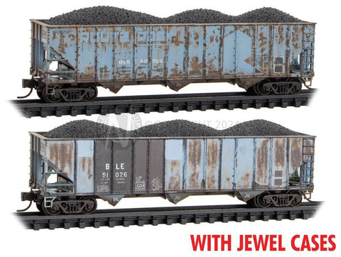 N Scale - 100-Ton 3-Bay Open Hoppers