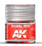 AKI Real Colors: Signal Red Acrylic Lacquer Paint 10ml Bottle