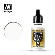 VALLEJO 17ml Bottle White Model Air