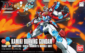 BANDAI 1/144 HGBF  Kamiki Burning Fighters Action Figure