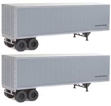 WALTHERS 40' Trailer UPS Gray (2)