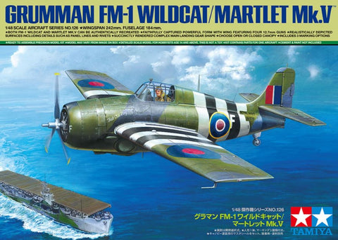 TAMIYA 1/48 FM1 Wildcat/Martlet Mk V Aircraft