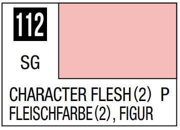 MR HOBBY 10ml Lacquer Based Semi-Gloss Character Flesh 2