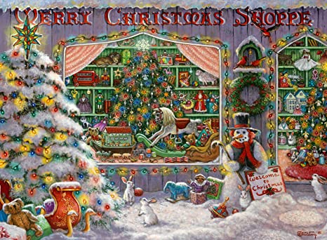 PUZZLE 500PC THE CHRISTMAS SHOP